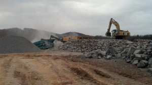 Rock Crushing And Screening.